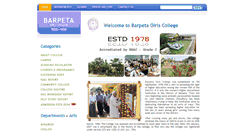 Desktop Screenshot of barpetagirlscollege.org